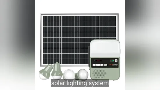 off Grid Portable Solar Power System Solar Home Lighting TV Fan Power System