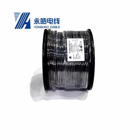Photovoltaic Tinned Copper Xlpo Insulation Jacket TUV Solar Electrical 4mm2 6mm2 Two Core Electric 4mm PV DC Solar Cable