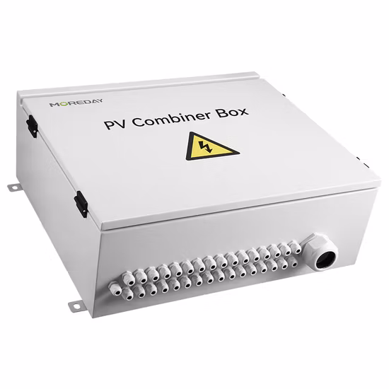 Solar DC Junction Box PV Combiner Box with 16 Strings Metal Waterproof Electrical Boxes IP65