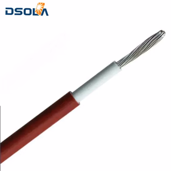 Dsola Hot Sale Durable Low Smoke Free Halogen 6mm2 Solar Cable Price