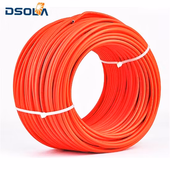 Dsola индивидуальный водонепроницаемый солнечный кабель TUV 4 мм или 6 мм