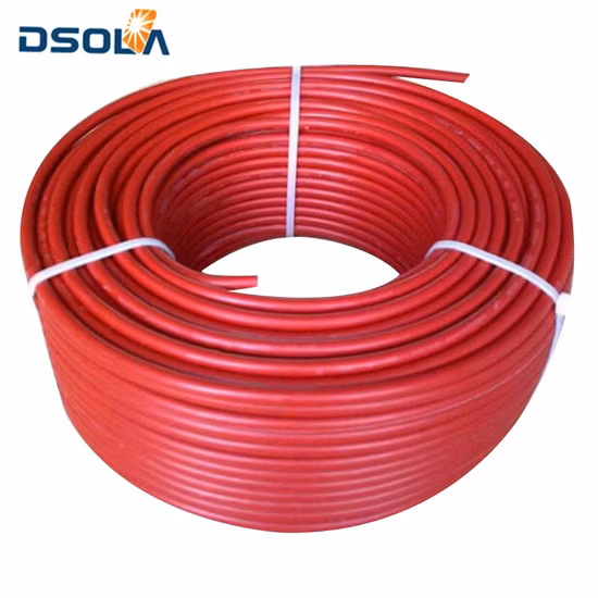 Dsola горячая продажа прочный малодымный галогенный кабель 6 мм2 цена на солнечный кабель