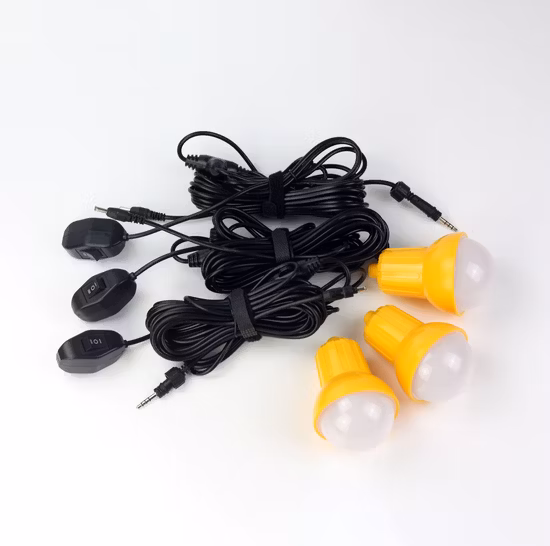 Портативная USB-система домашнего освещения на солнечной энергии с зарядными устройствами для мобильных телефонов (5 Вт/10 Вт)